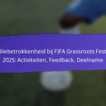 Gemeenschapsfeedbackmechanismen voor FIFA Grassroots Festivals 2025: Enquêtes, Forums, Discussies