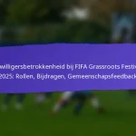 Rol van lokale bedrijven in FIFA Grassroots Festivals 2025: Sponsoring, Deelname, Gemeenschapsimpact